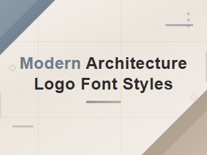 Modern Architecture Logo Font Styles for Clean Brand Design